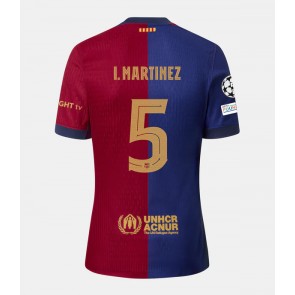 Barcelona Inigo Martinez #5 Replika Hjemmebanetrøje 2024-25 Kortærmet